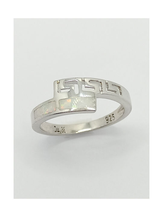 PS Silver Women's Ring with Stones from Silver