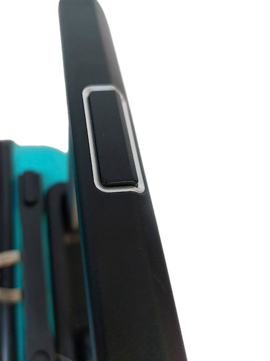 Diplomat Seagull Cabin Travel Suitcase Hard Turquoise with 4 Wheels Height 52cm SG180