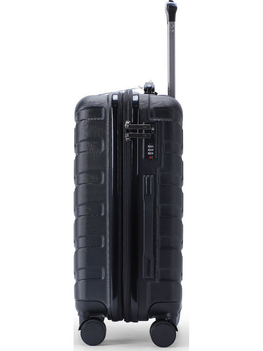 Lavor Large Travel Suitcase Hard Black with 4 Wheels Height 75cm 1-602