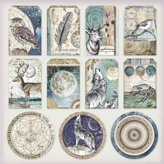Stamperia Листа Scrapbooking Двулицево 190гр/кв.м 10 листове 10бр