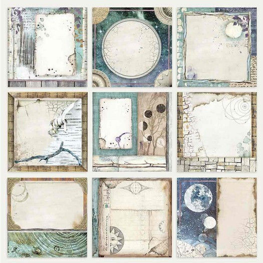 Stamperia Листа Scrapbooking Двулицево 190гр/кв.м 10 листове 10бр