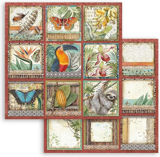 Stamperia Scrapbooking Față și spate 10buc