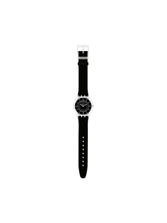 Swatch Gummi-Armband Schwarz 16.5mm