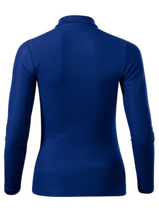 Malfini Women's Long Sleeve Promotional Blouse Blue