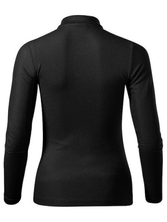 Malfini Women's Long Sleeve Promotional Blouse Black