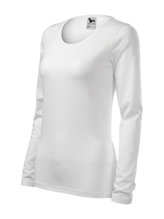 Malfini Women's Long Sleeve Promotional Blouse White