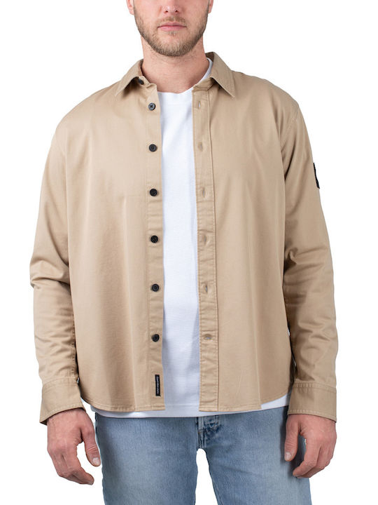 Calvin Klein Denim Shirt Beige