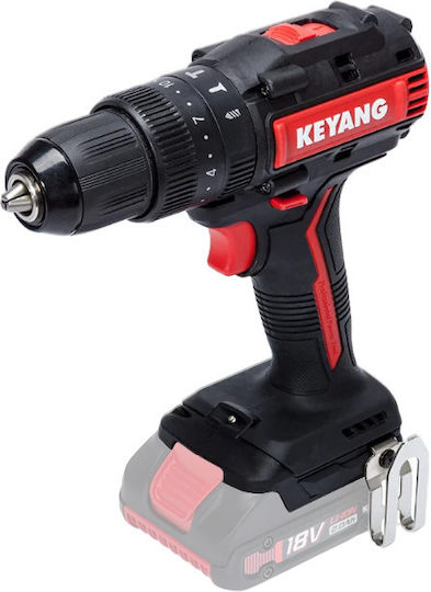 Keyang DM18BLW Κρουστικό Δραπανοκατσάβιδο Μπαταρίας Solo Brushless 18V