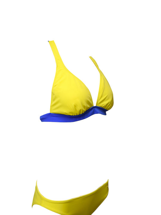 Bikini Set Bra & Slip Bottom Yellow