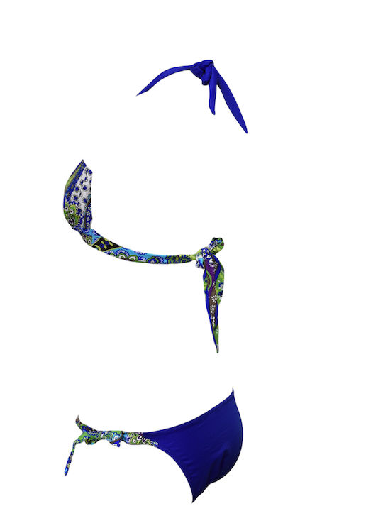 Set Bikini Τριγωνάκι Μπλε
