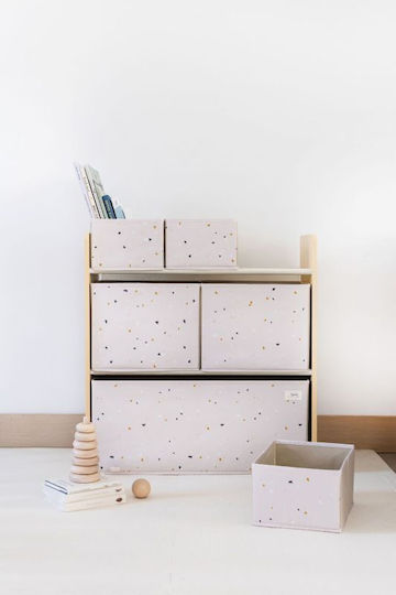 3 Sprouts Σύστημα Αποθήκευσης Παιχνιδιών Ροζ 69.85x27.94x61cm 6τμχ