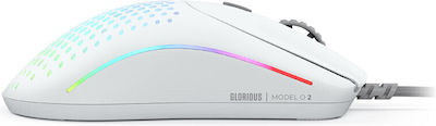 Glorious PC Gaming Race Model O 2 RGB Gaming Mouse 26000 DPI White