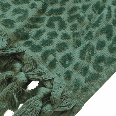 Noidinotte Beach Towel with Fringes Green 170x90cm NOIDINOTTE--VAR1