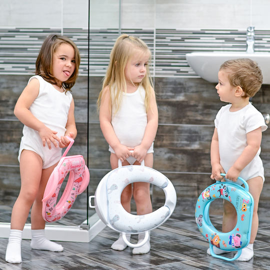 Lorelli Toddler Toilet Seat Princess with Handles & Pink Cushion
