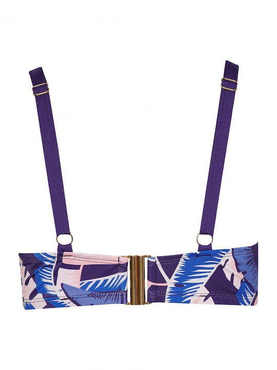 Bikini Top F Cup Purple Style