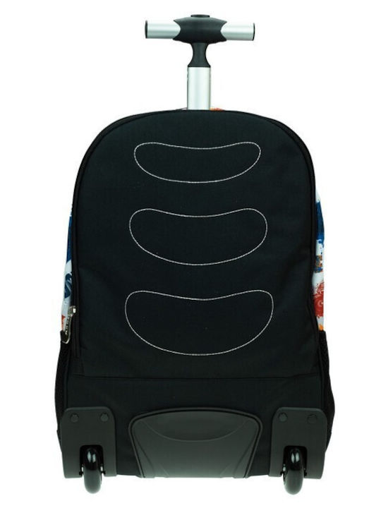 Back Me Up Off Road School Bag Trolley Elementary, Elementary Multicolour with Water Bottle Holder 30Liters