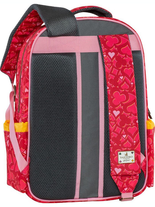 Graffiti School Bag Backpack Elementary, Elementary in Red color