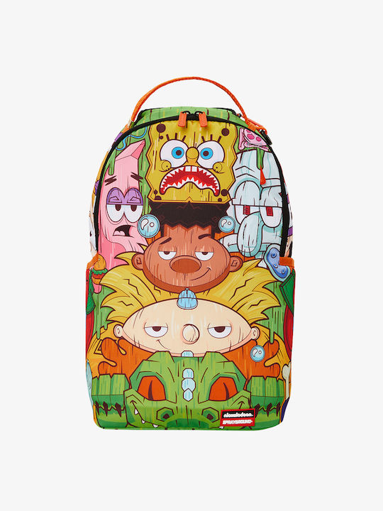 Sprayground Viacom 90's Nicktoons Totem School Bag Backpack Elementary, Elementary Multicolored