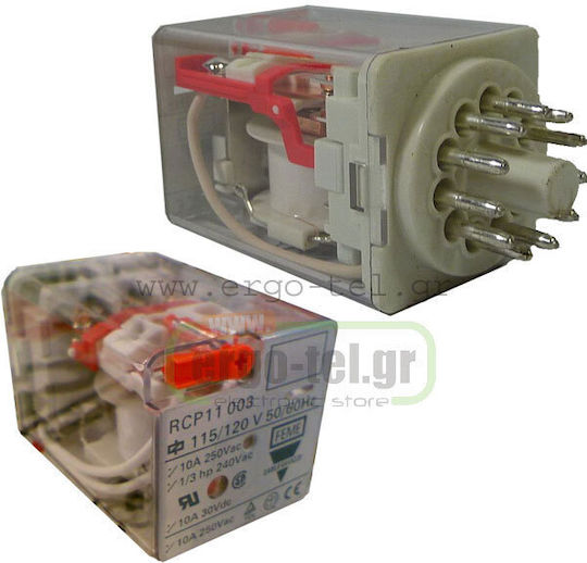 Carlo Gavazzi Industrial Relay Relay 12V 211-011112100