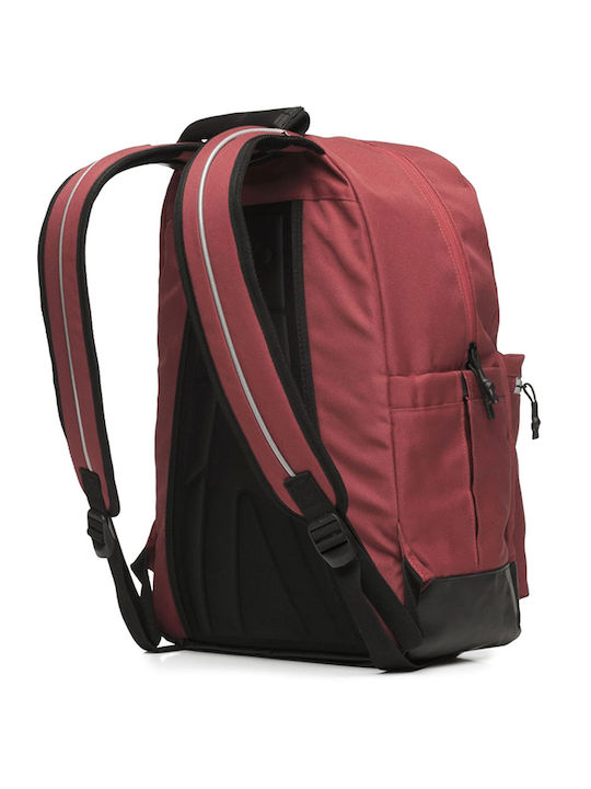 Polo Reflective School Bag Backpack Junior High-High School in Red color 2022