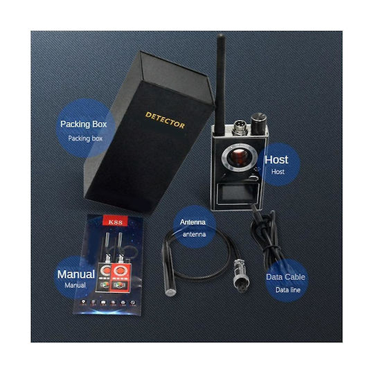 Camera, Bug & GPS Tracker Detector Finder 1-8000MHz