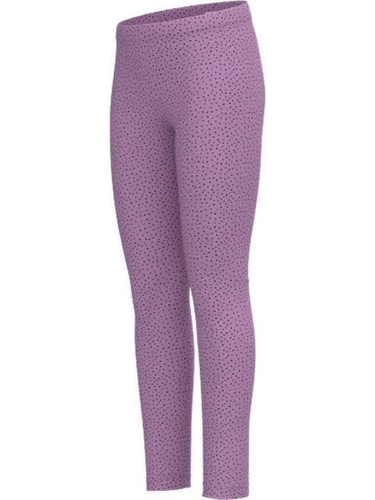 Kinder Leggings Lang Flieder