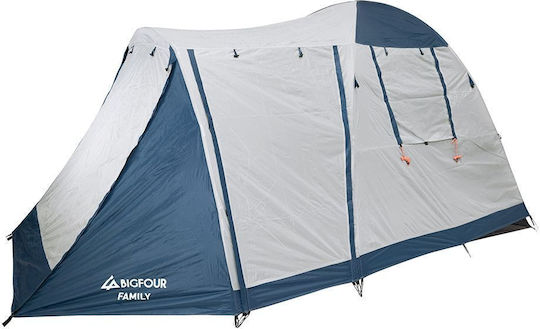 Bigfour Bigfour Family Σκηνή Camping Μπλε με Διπλό Πανί 3 Εποχών για 6 Άτομα 420x250x200εκ.