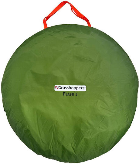 Grasshoppers Flash 2 Καλοκαιρινή Σκηνή Camping Pop Up Γκρι για 3 Άτομα 245x145x100εκ.