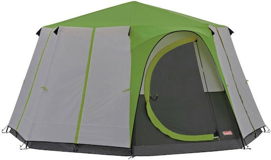 Coleman Octagon 8 Σκηνή Camping Ορειβασίας Πράσινη με Διπλό Πανί 3 Εποχών για 8 Άτομα Αδιάβροχη 2000mm 396x429x208εκ.