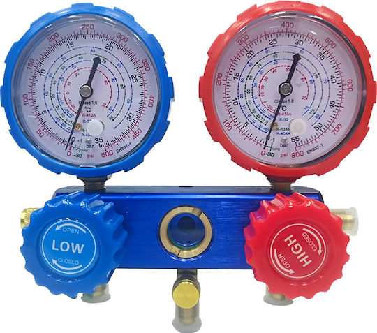SKS Tools 50000002 Κάσα με Μανόμετρο Ψυκτικών