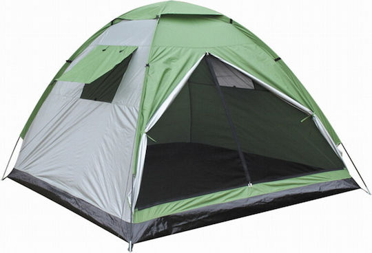 Panda Junior I Καλοκαιρινή Σκηνή Camping Igloo Πράσινη για 2 Άτομα 205x150x105εκ.