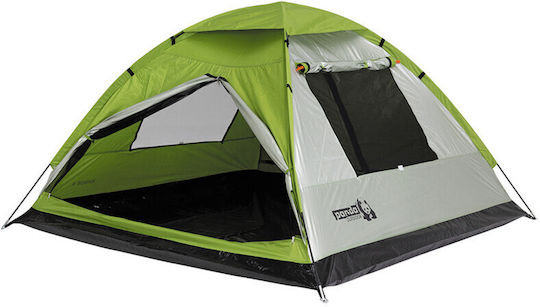 Panda Junior Plus Iii Camping Tent Igloo Green for 4 People 210x240x160cm