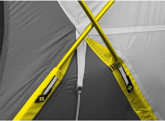 Salewa Litetrek III Pro Σκηνή Camping Geodesic (Γεωδαιτική) Ορειβασίας Γκρι με Διπλό Πανί 4 Εποχών για 3 Άτομα Αδιάβροχη 3000mm 260x185x107εκ.