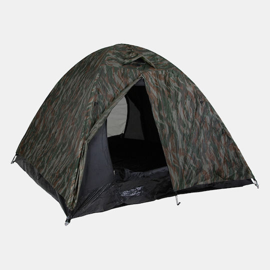 Panda Camo 3 Καλοκαιρινή Σκηνή Camping Igloo με Διπλό Πανί για 3 Άτομα 200x200x130εκ.