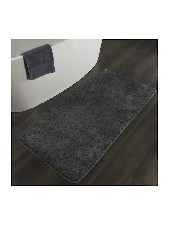 Sealskin Non-Slip Bath Mat Microfiber Angora 293990414 Grey 70x140cm