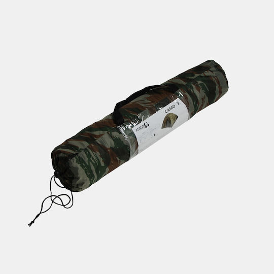 Panda Camo 3 Καλοκαιρινή Σκηνή Camping Igloo με Διπλό Πανί για 3 Άτομα 200x200x130εκ.