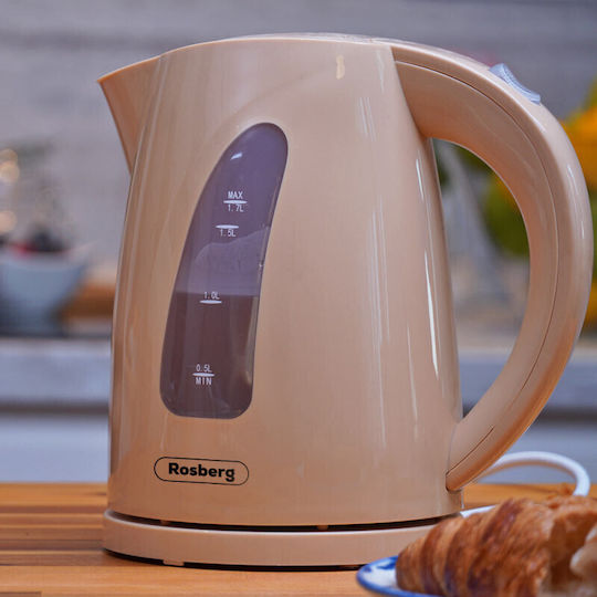Rosberg R51230B Kettle 1.7lt 2200W Beige