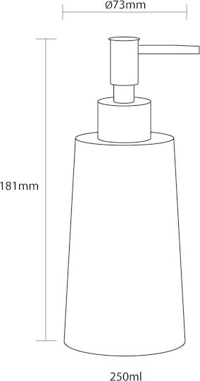 Sealskin Pierra 361870214 Dispenser Plastic Gray 275ml