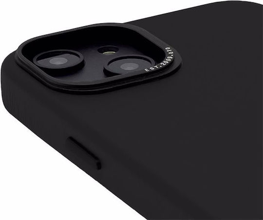 Decoded Leather Back Cover Δερματίνης Μαύρο (iPhone 14 Plus)