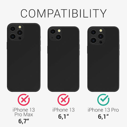 Kalibri Back Cover Σιλικόνης Γκρι (iPhone 13 Pro)