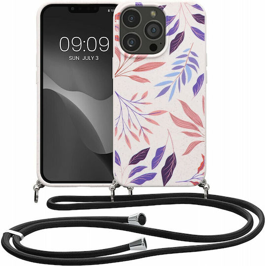 Kalibri Design Back Cover Silicone with Strap Blue (iPhone 13 Pro)