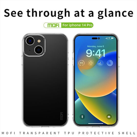 Mofi Ultra-thin Back Cover Σιλικόνης Διάφανο (iPhone 14)