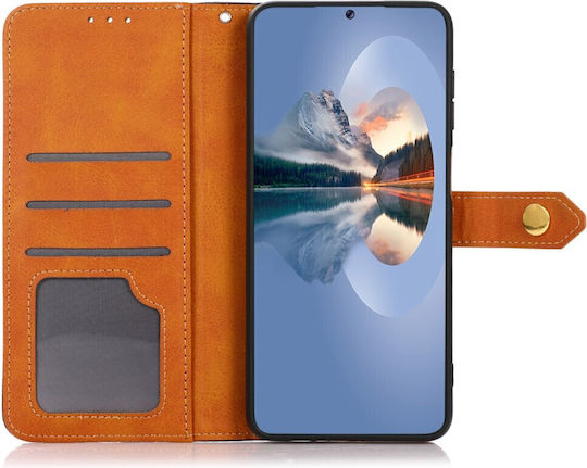 Khazneh Leather Wallet Δερμάτινο Μπλε (iPhone 14 Pro)