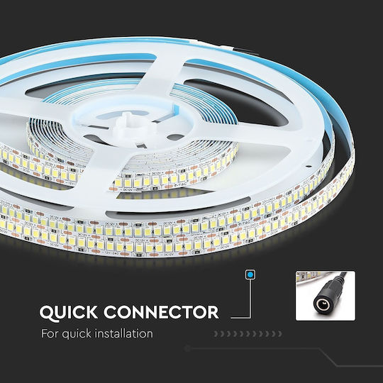 V-TAC Ταινία LED 12V Φυσικό Λευκό Φως 5m Τύπου SMD2835