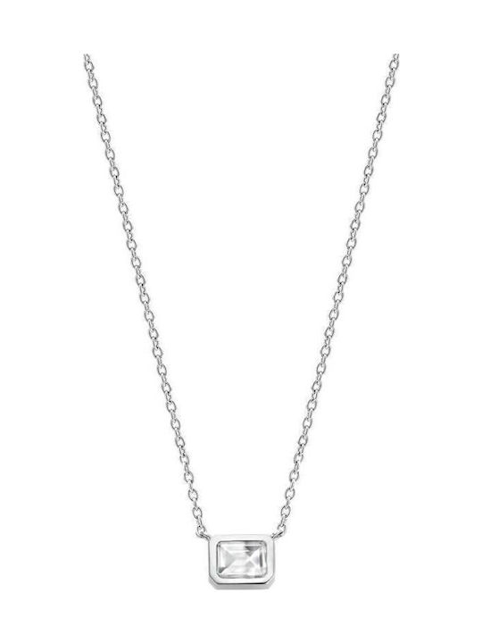 Ti Sento Charm aus Silber mit Zirkon