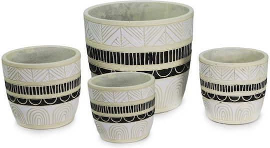 Viosarp Pot Ceramic Strip 11.5x11.5x11cm.