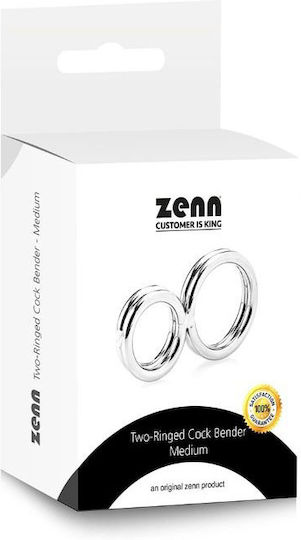 Zentoy Δαχτυλίδι Πέους Μεταλλικό Ασημί