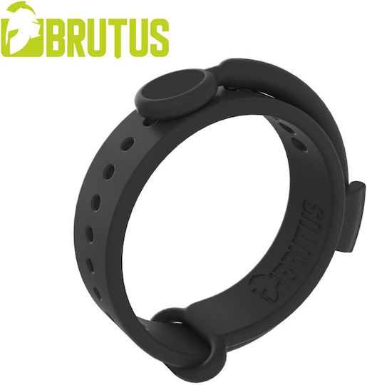 Brutus Пръстен Петел Силикон Черен