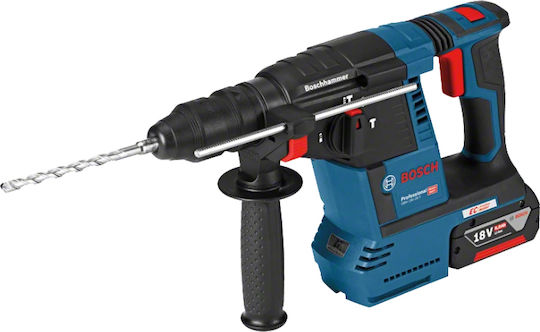 Bosch GBH 18V-26 F Professional Κρουστικό Σκαπτικό Πιστολέτο Μπαταρίας Brushless 18V 2x5.5Ah με Υποδοχή SDS Plus 061191000G
