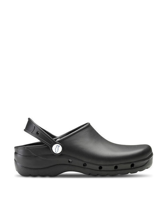 Feliz Caminar Flotantes Anatomisch Clogs Schwarz